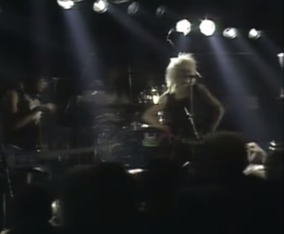 Hanoi Rocks live [YouTube screenshot]