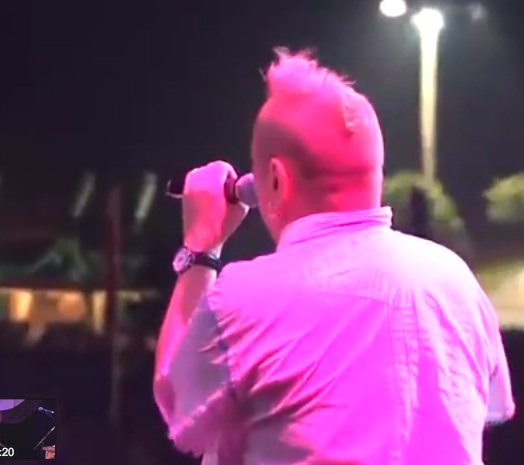 Johnny Rotten/John Lydon/Public Image Ltd. live [YouTube screenshot]